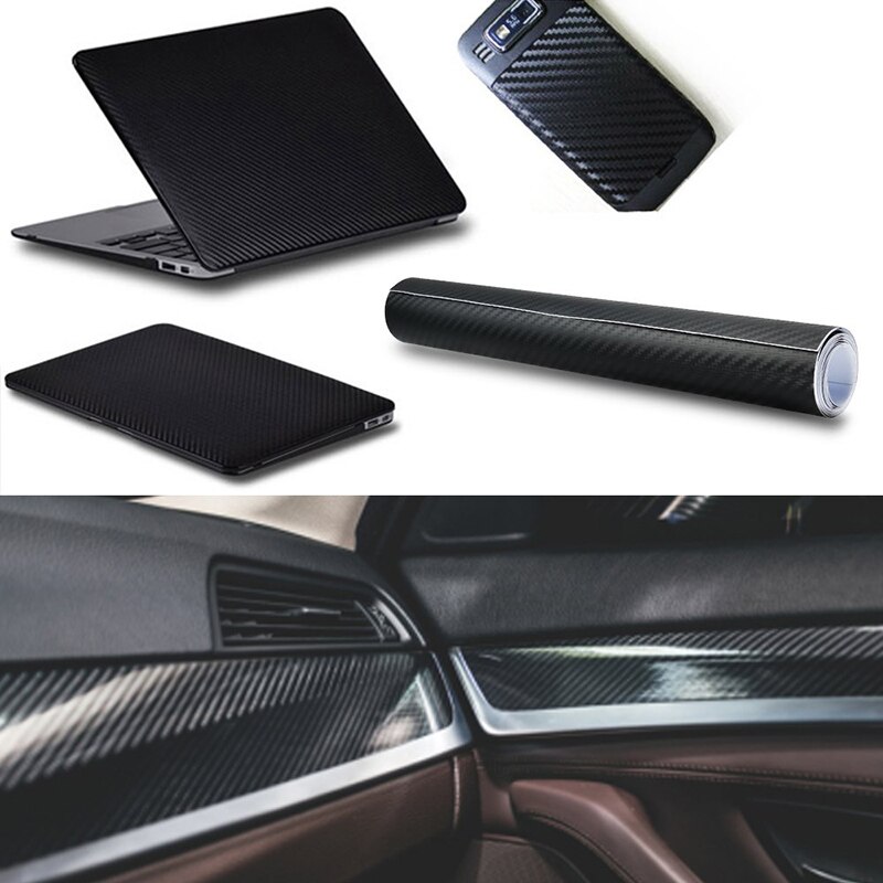 Carbon Fiber Vinyl Film Tile Stickers Waterproof Motorcycle Car Detailing Wrap Sticker Kitchen Cabinet Bathroom Wallpaper Decor