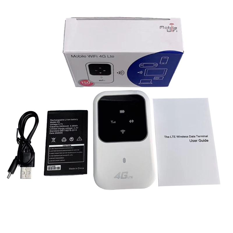 4G LTE Mobile WiFi Hotspot Router di viaggio Partner Router SIM Wireless 2.4G 100Mbps Modem LTE universale 1 per 5 utenti