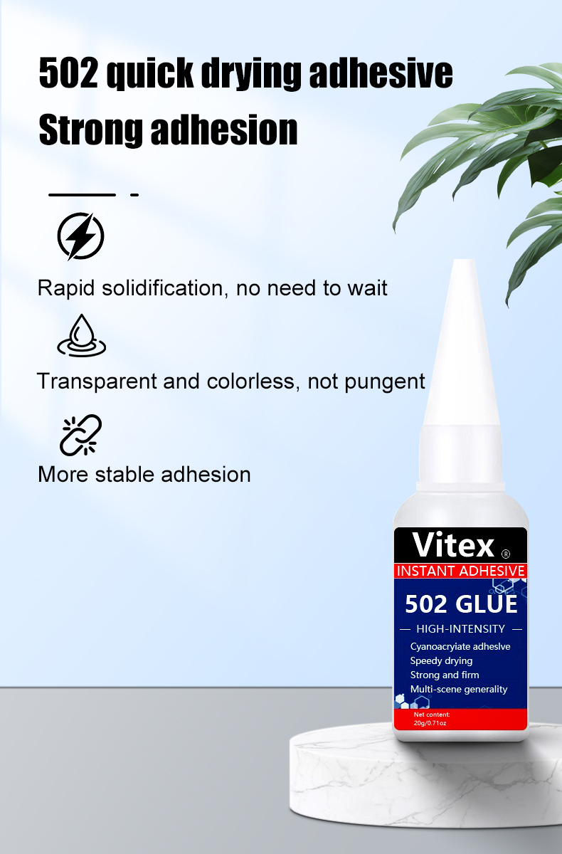 LOOLIFL 20g Wood Rubber Metal Glass Super Liquid Universal Shoe Repair Glue Stationery Store 502 Instant Strong Bond Leather