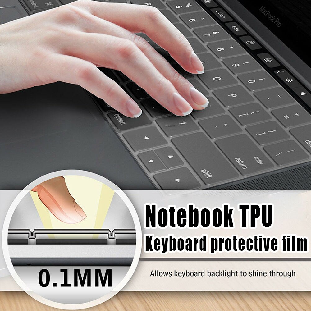 Silikon Tastatur Abdeckung Für Macbook 13/15/16/17 "Luft/Profi/ Retina Haut Wasserdicht schutz Film UNS/EU Ausführung