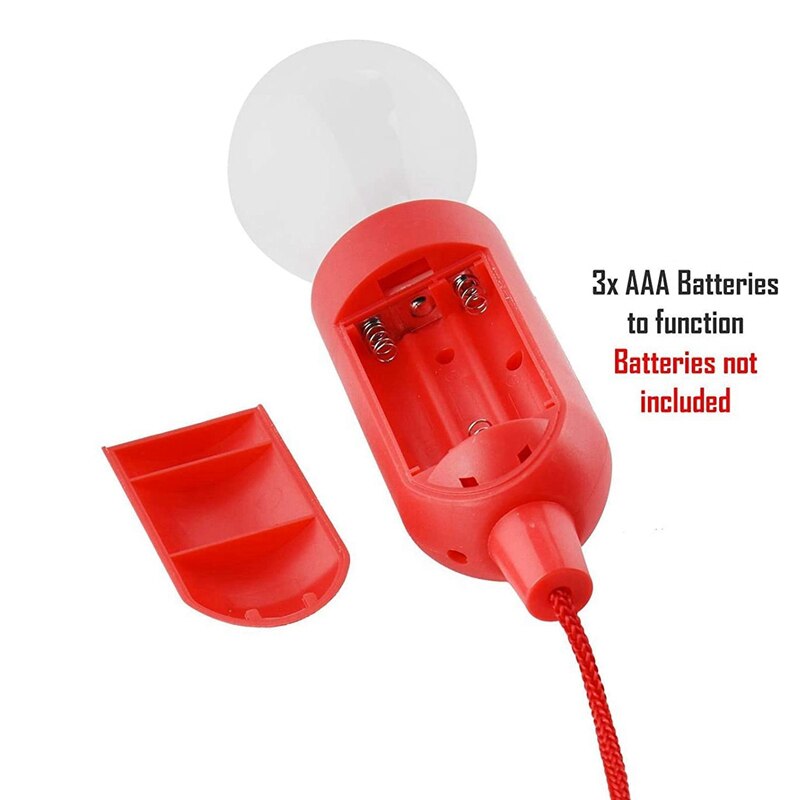 Lámpara colgante de Bombilla LED portátil, linterna de luz nocturna con cordón para tienda de luces de acampada, para fiestas, bodas, festivales, barbacoa