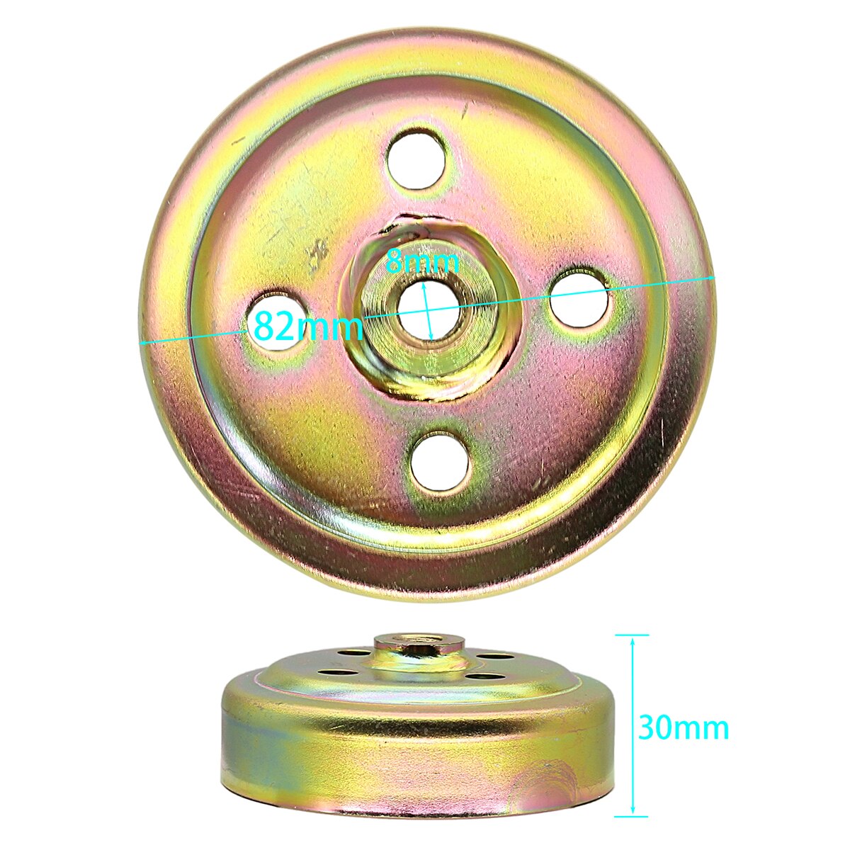 Motorfiets Koppeling Drum Versnellingsbak Voor 47cc 49cc 2 Takt Motor Atv Quad Go Kart Dirt Pocket Mini Bike