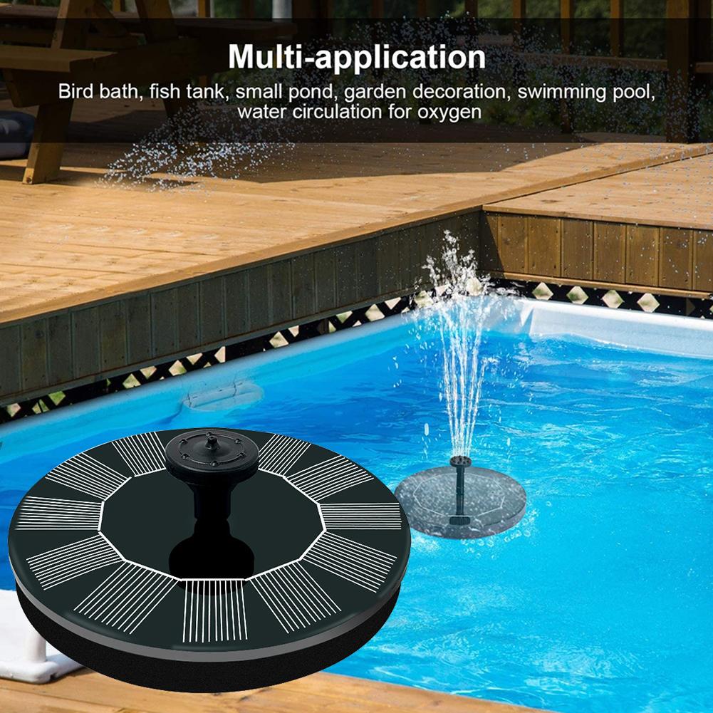 Solar Fontein Pomp Draagbare Drijvende Zonne-energie Fontein Pomp Voor Vogelbad Tuin Achtertuin Vijver Tuin Decor