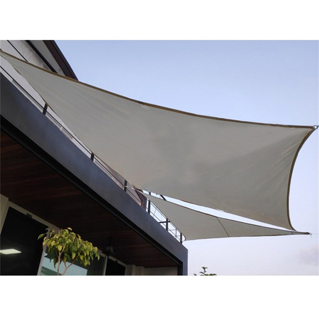 Garden Sun Shelter Waterproof Sunshade Protection Outdoor Canopy Patio Pool Shade Sail Awning Camping Shade Cloth Large #T1G