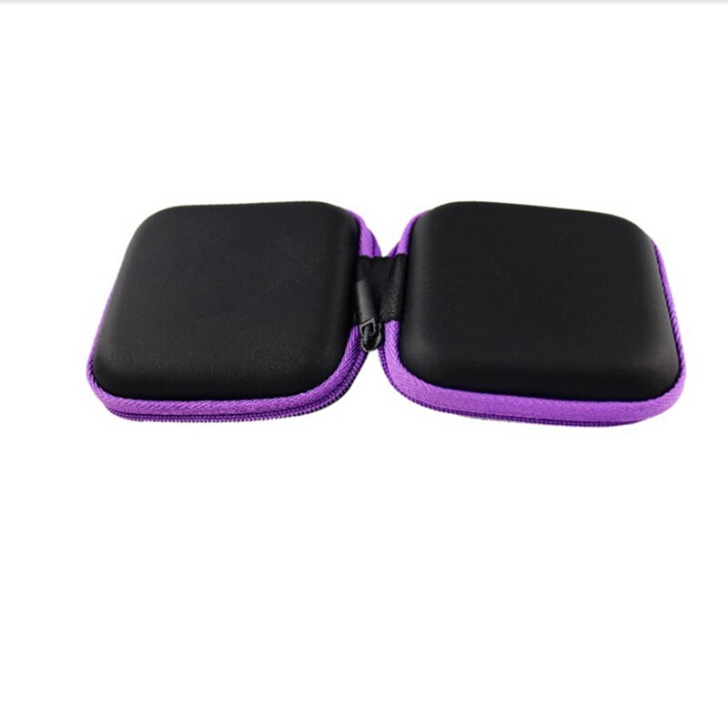 1pcs Mini Storage Bag Box Portable Coin Purse Bag Earbuds Carrying Hand Hold Case for Earphone Headphone Pouch bag Random Color