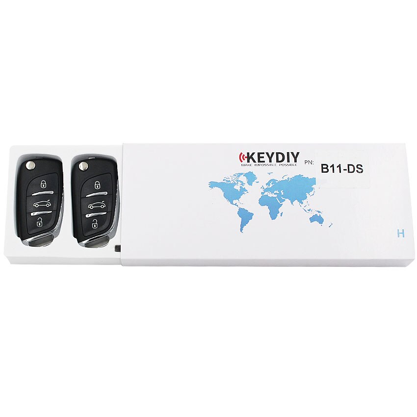5PCS/LOT, KEYDIY B11 KD-X2 KD900 URG200 KD-X2 Remote Control 3 Buttons Car Key Remote DS Style For KD MINI KD900