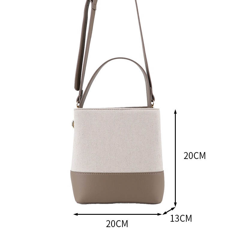 EXCELSIOR PU Patchwork Women's Bucket Bags Shoulder Bags for Women Versatile Crossbody Bag sac a main femme malas ombro