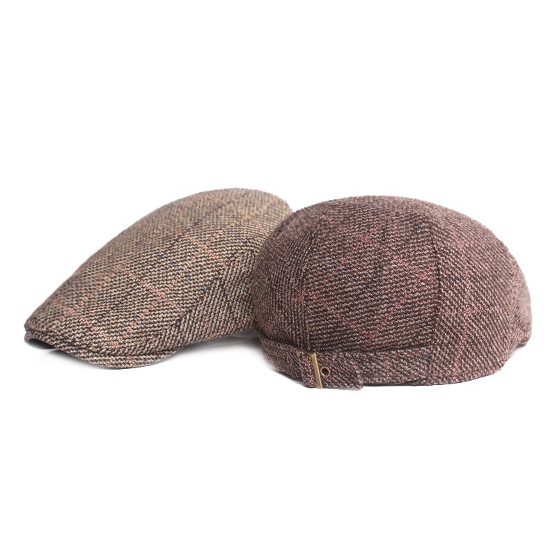 Moda berretto piatto uomo berretti cappelli per donna edera berretto piatto cappello da strillone cappello da suola tutto'aperto testa invernale visiere retrò cappelli Casquette Boina