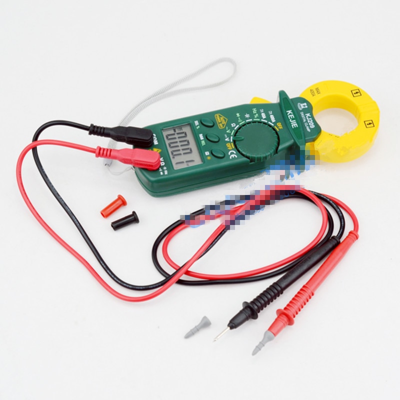 KJ209 DC AC digital clamp meter portable pocket Clamp ammeters multimeter