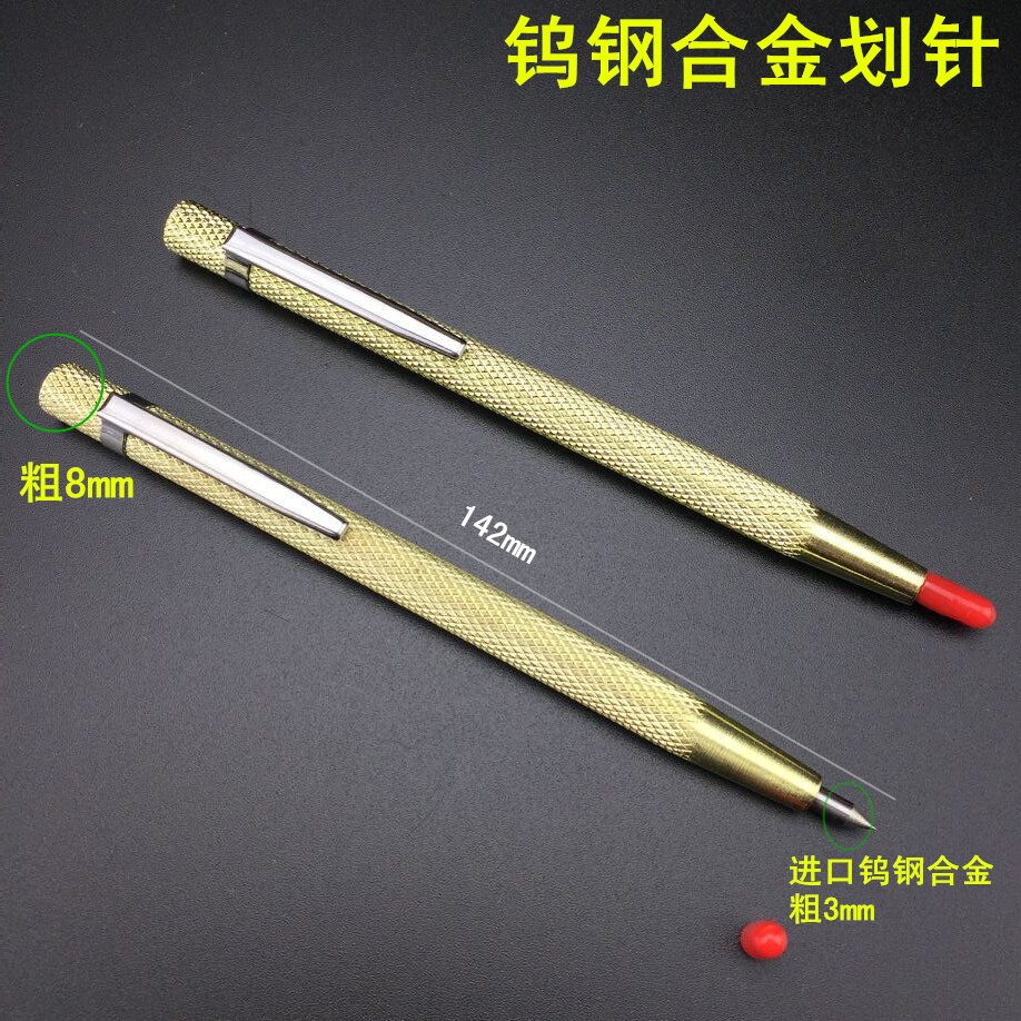 Hardmetalen Tip Scriber Ets Pen Carve Glas silicon quartz Graveur Metal Tool