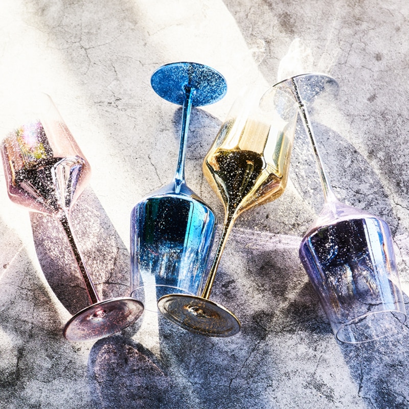 Starry sky gradually changes color wine glass Gobl... – Grandado