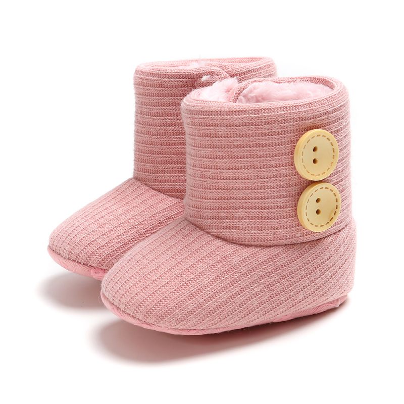 Baby Boots Toddler snow boots Shoes Winter Warm Boys Girls Snow Boots Shoes Flat With Plush children's shoes