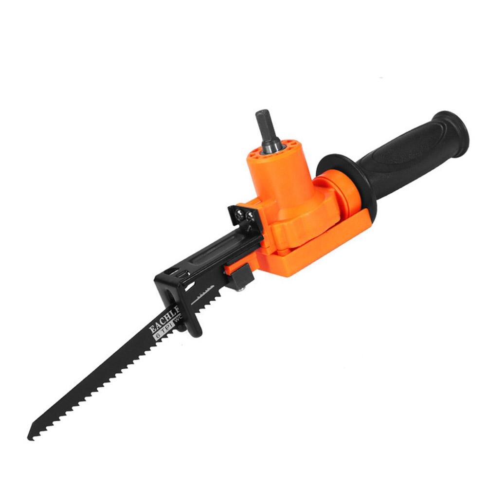 Reciprocating Saw Attachment Change Electric Drill Into Saw Metal File For Wood Metal Cutting Saw Jig Attachment Adapter