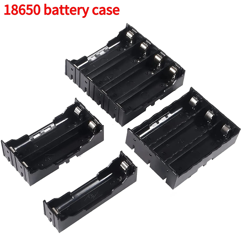 Abs 18650 powerbank behuizingen 1x 2x 3x 4x doe-het-zelf 18650 batterijhouder opbergdoos 1 2 3 4 batterijhouder met harde pin