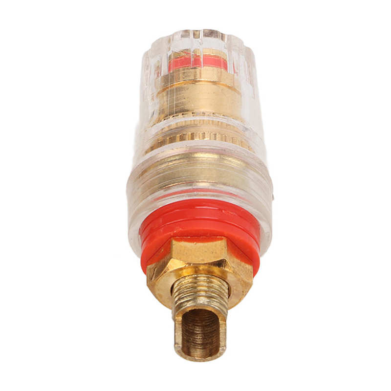 2pcs Inverter Terminal Red Black Compact Reliable Durable Stable Conductivity Easy Replaceable Electronic Accessories