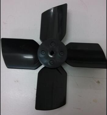 Freezer parts 120mm black Evaporator fan blades 4 blades 4mm central hole with clip