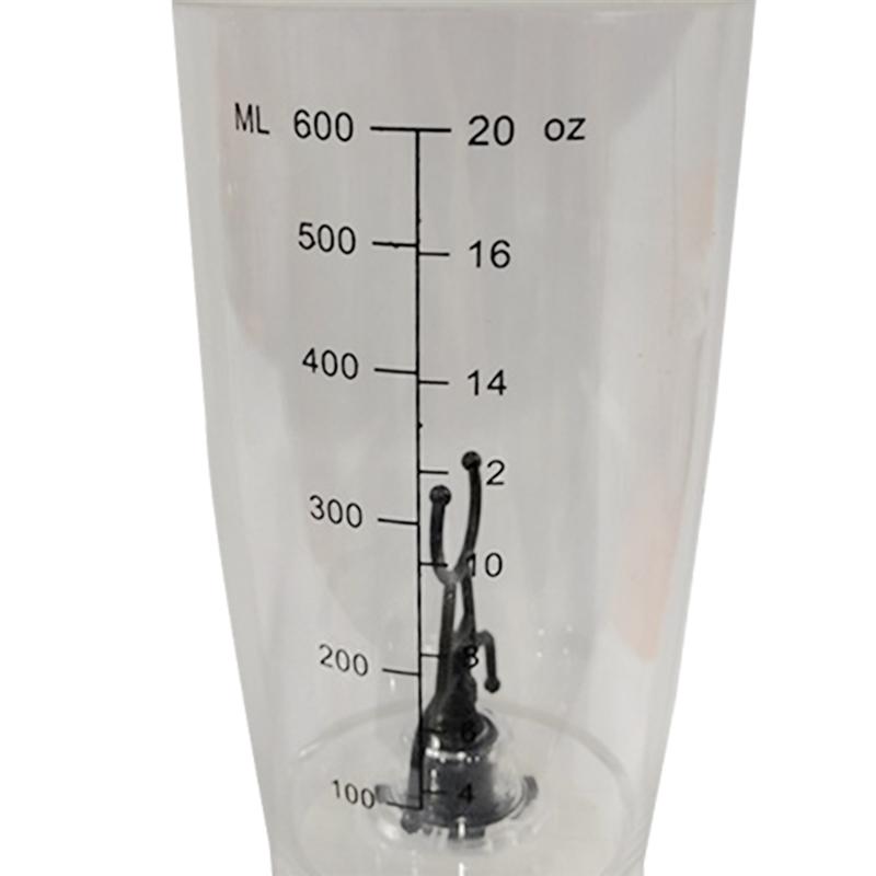 1 pc protein shaker flaska vortex mixer mixer tornado shaker cup automatisk bärbar batteridriven 600ml omrörare shaker