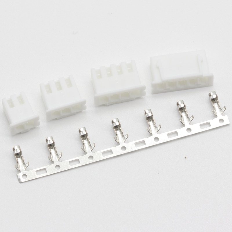 20 sett  xh2.54 2.54mm- tråds kabelkontakt med 23456-8p ledninger, x-plugg, hann og hunn, jst-antennedokking for batteriladekabel, gjør-det-selv