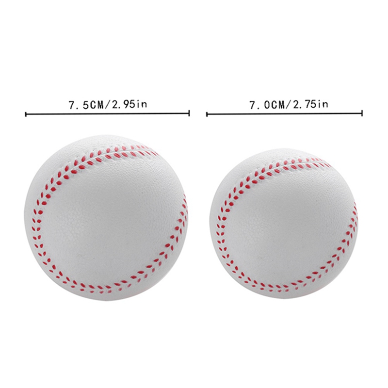 White Yellow safety kid Baseball Base Ball Practice Trainning PU chlid Softball balls for Sport Team Game