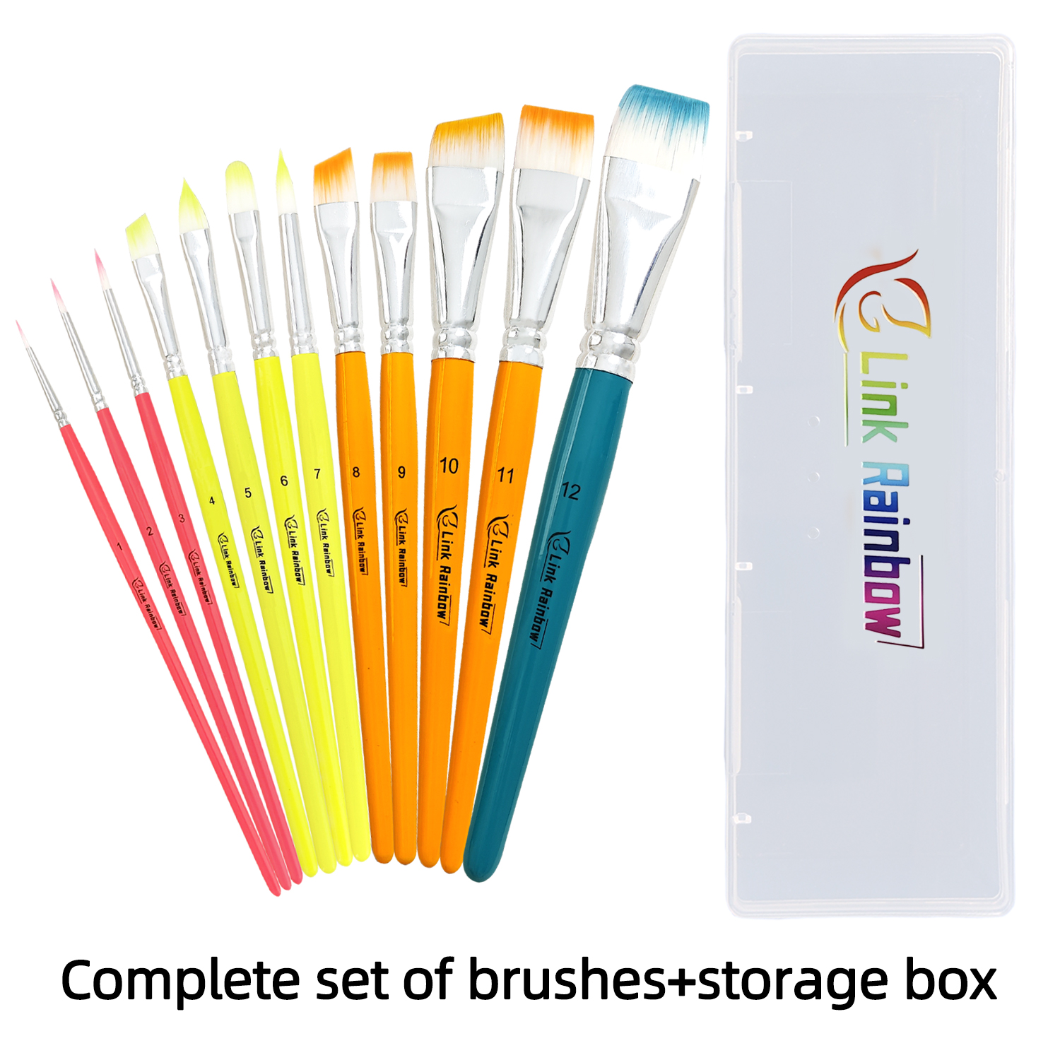 Pędzle robić malowania twarzy zestaw narzędzi robić malowania twarzy dla dzieci pędzle robić malowania ciała: Jasnoszary