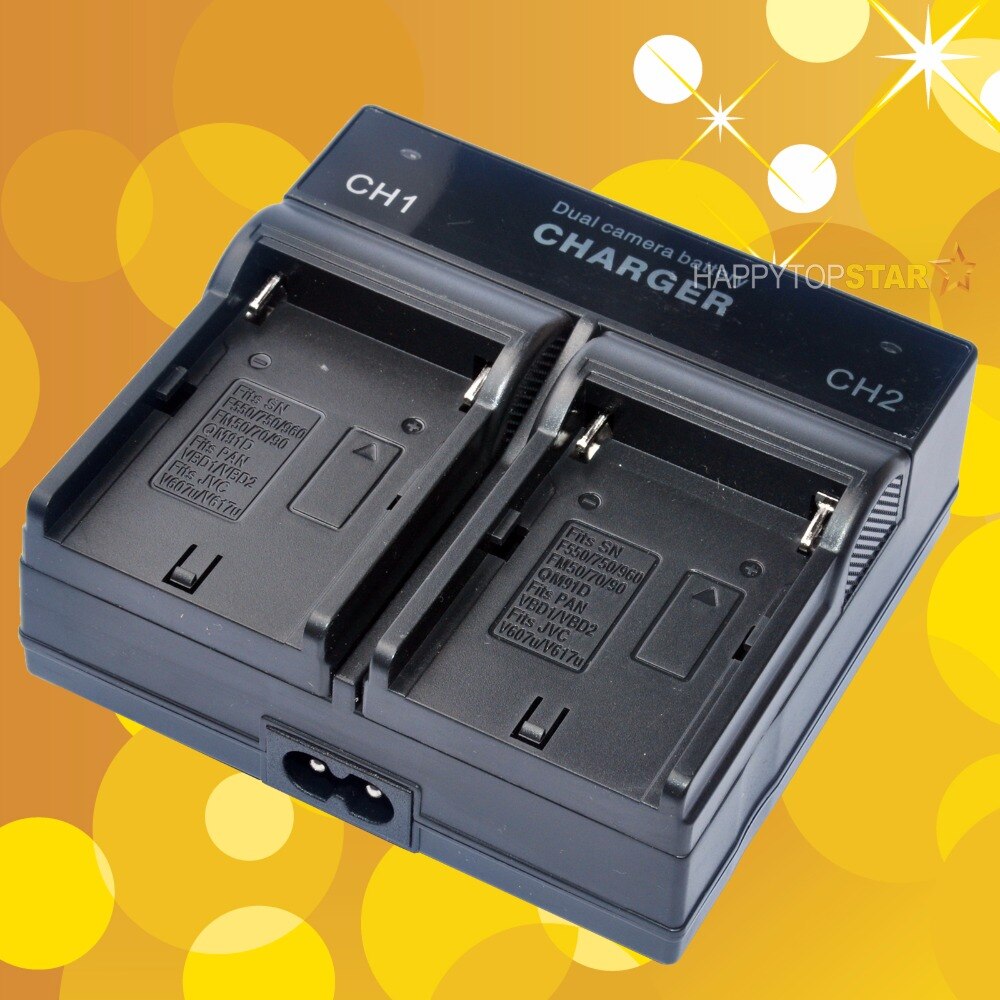 Dual Doppel Kanal Digital Batterie Ladegerät für Sony NP-F970 F570 F960 NP-F730H NP-F750 NP-F770 FP/FH/FH + /QM/F Serie Batterie