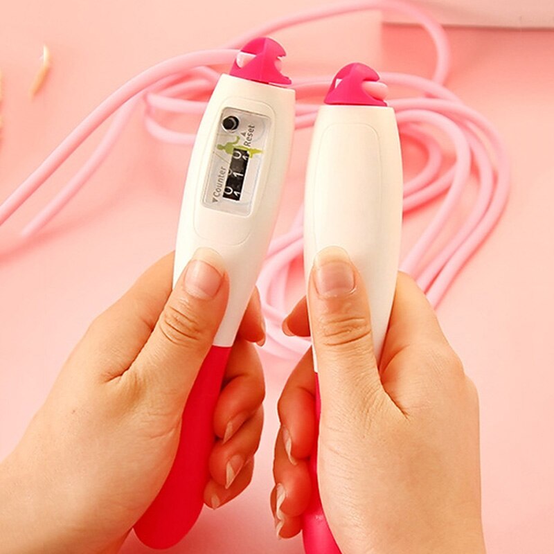 Jump Rope With Counter Sport Fitness Equipment Fast Speed Counting Adjustable Jumping Skipping Ropes SUB