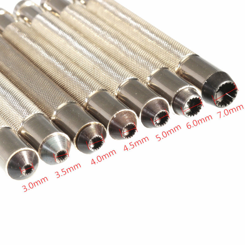 Klokke reparasjonsverktøy klokke krone verktøy manuell mekanisk lett vikling klokke kroner 3mm/3.5mm/4mm/4.5mm/5mm/6mm/7mm