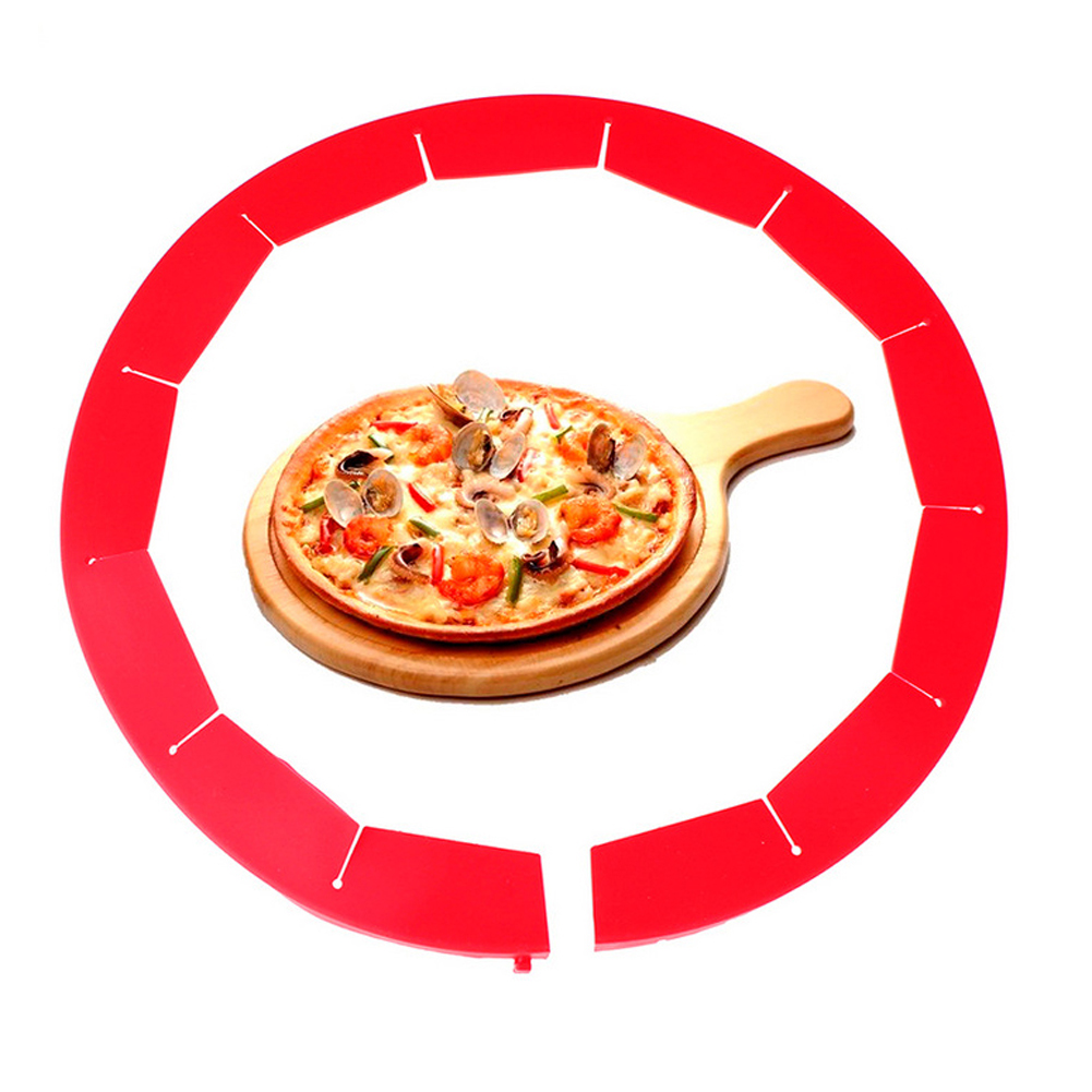 Kitchen Food Pizza Tool Pie Dish Crust Protector Shield Pan Silicone Adjustable Pie Shield Tools