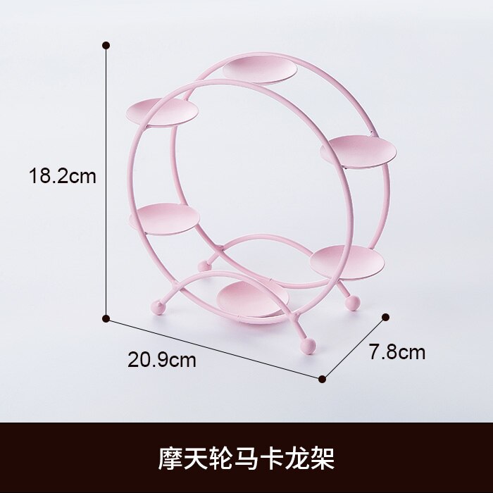 Roze Zoete Dessert Tafel Leverancier Baker Showcase Cake Stand Bruiloft Props Decoratie Gereedschappen Hollow Lace Tray Dessert Candy Bar: NO 7