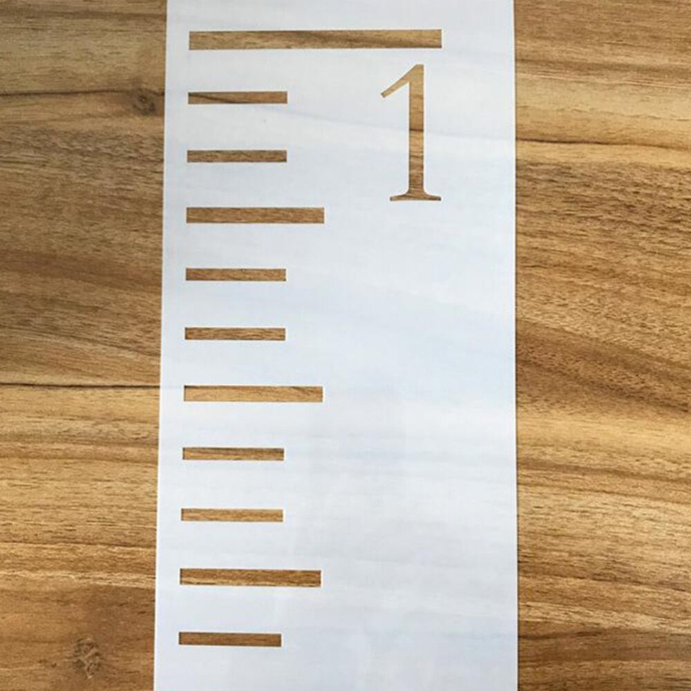 7pcs 7 Feet Growth Chart Reusable Premium Measuring Ruler Growth Chart Stencil Template