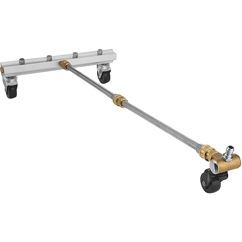 Lavadora de pressão undercarriage cleaner, sob a arruela de carro, com roda giratória e 2 varinha de extensão, 4000 psi