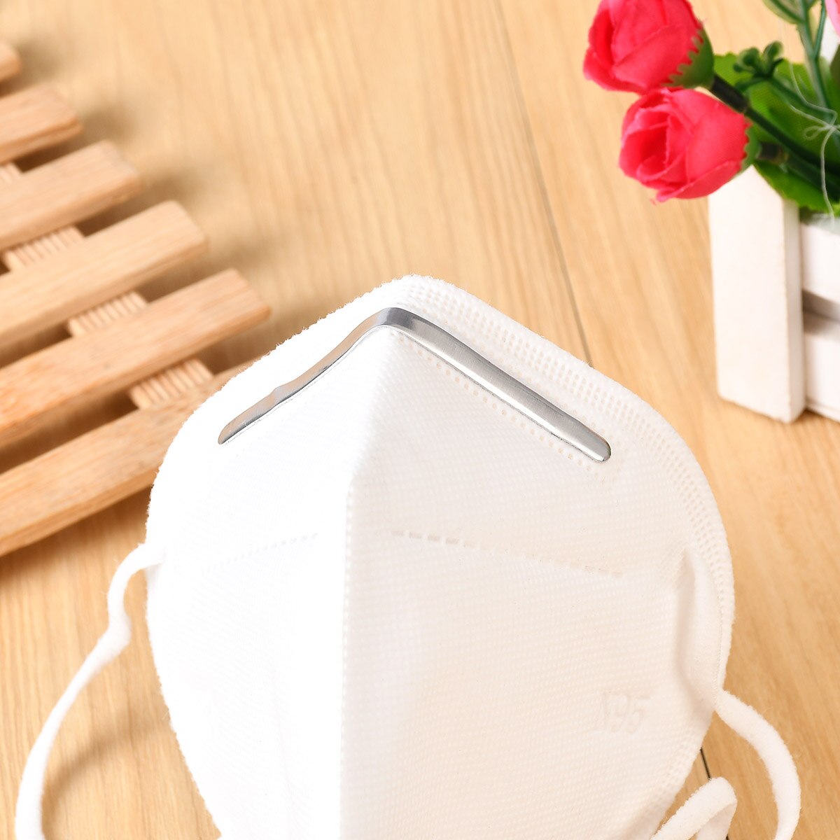 100 Stuks Elastische Neusbrug Clips Voor Maskers Diy Aluminium Verstelbare Masker Bands Voor Wegwerp Maskers