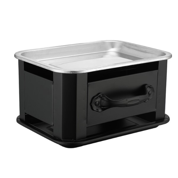 Portable bbq grill barbecue heating stove commercial restaurant heating insulation barbecue box One person table barbecue 26*