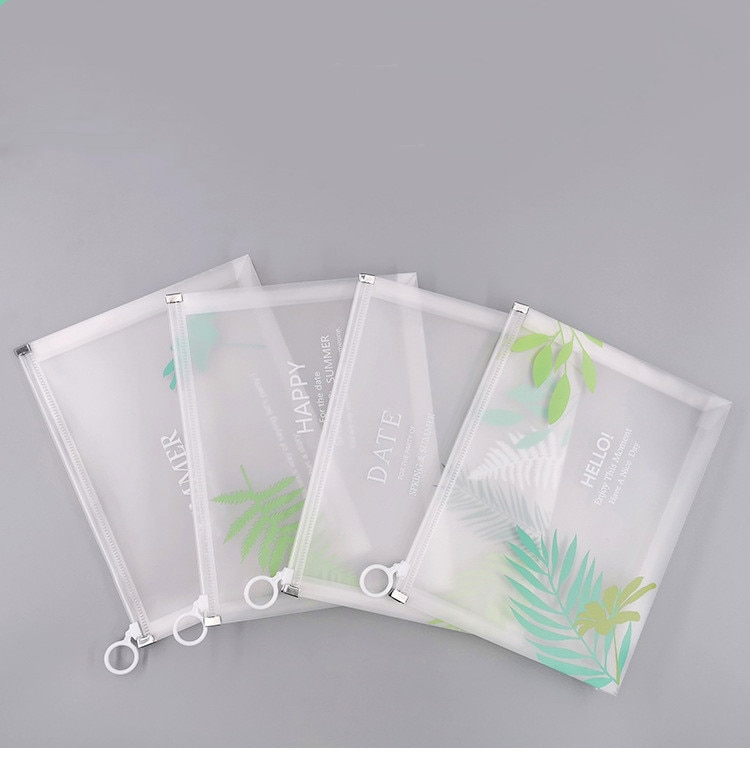 5-piece A4 A5 durable waterproof A4 paper clip document rectangular office file bag