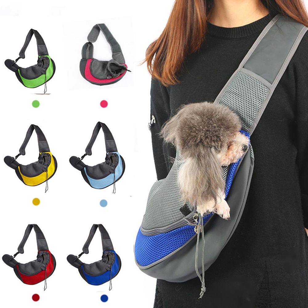 Pet Puppy Dog Carrier Rugzak Reizen Tote Schoudertas Mesh Sling Carry Pack Comfort Travel Tote Schoudertas Sling Rugzak