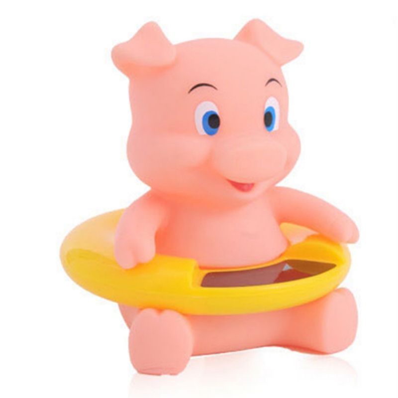 Tegneserie dyr form baby temperatur bad vand termometer badekar flydende legetøj: B