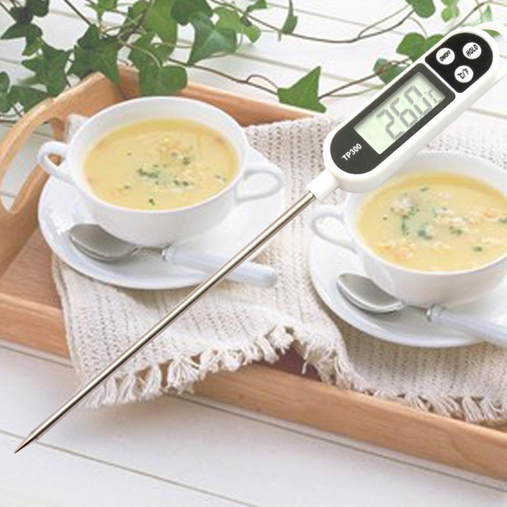 Digitale Keuken Voedsel Thermometer Vlees Melk Koffie Koken Probe Grill Voedsel O0A4