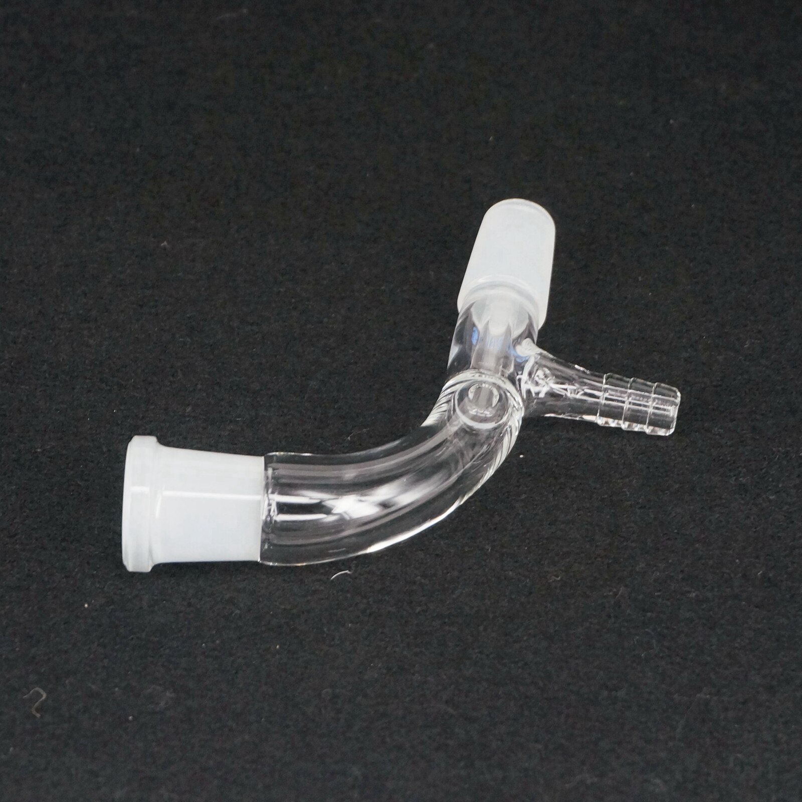 19/26 Joint 105 Deg Bend Laboratory Glass Vacuum Receiver Take Off Adapter Distillation head Adapter