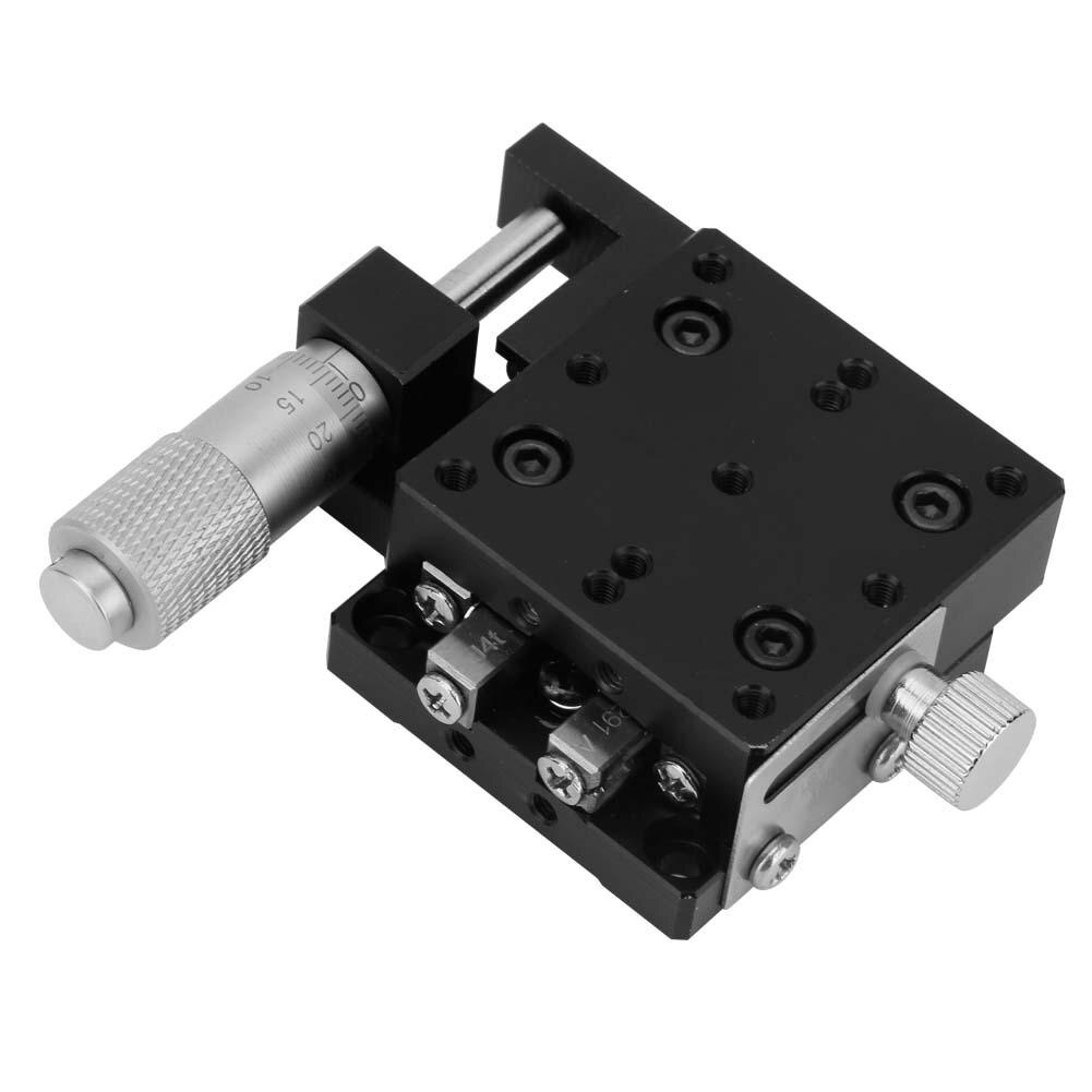 SEMX40-AS X Linear Sliding Track Micrometer Manual Fine-tuning Roller Precision Linear Stages 40*40mm Linear Slide