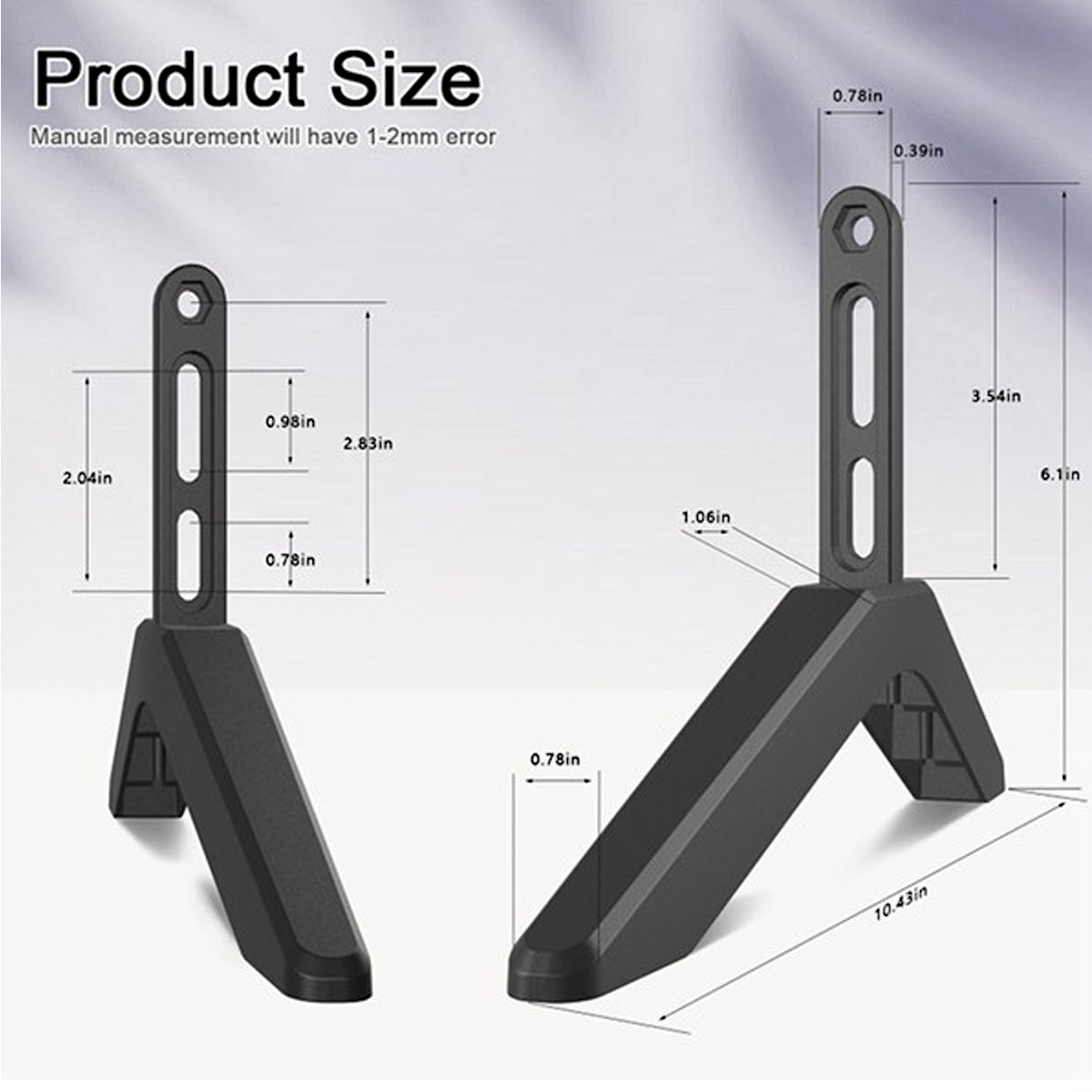 Universal TV Stand Base Table Top TV Legs for Vizio Samsung LG TCL Hisense Televisions with Screws