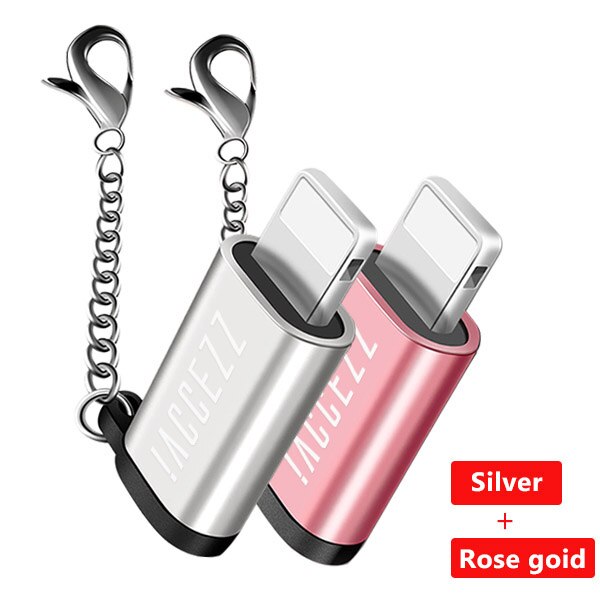 ¡! ACCEZZ Mini OTG adaptador Micro USB para iPhone 11 Pro Max X XS 8 7 Plus OTG adaptador Micro USB iluminación convertidor macho