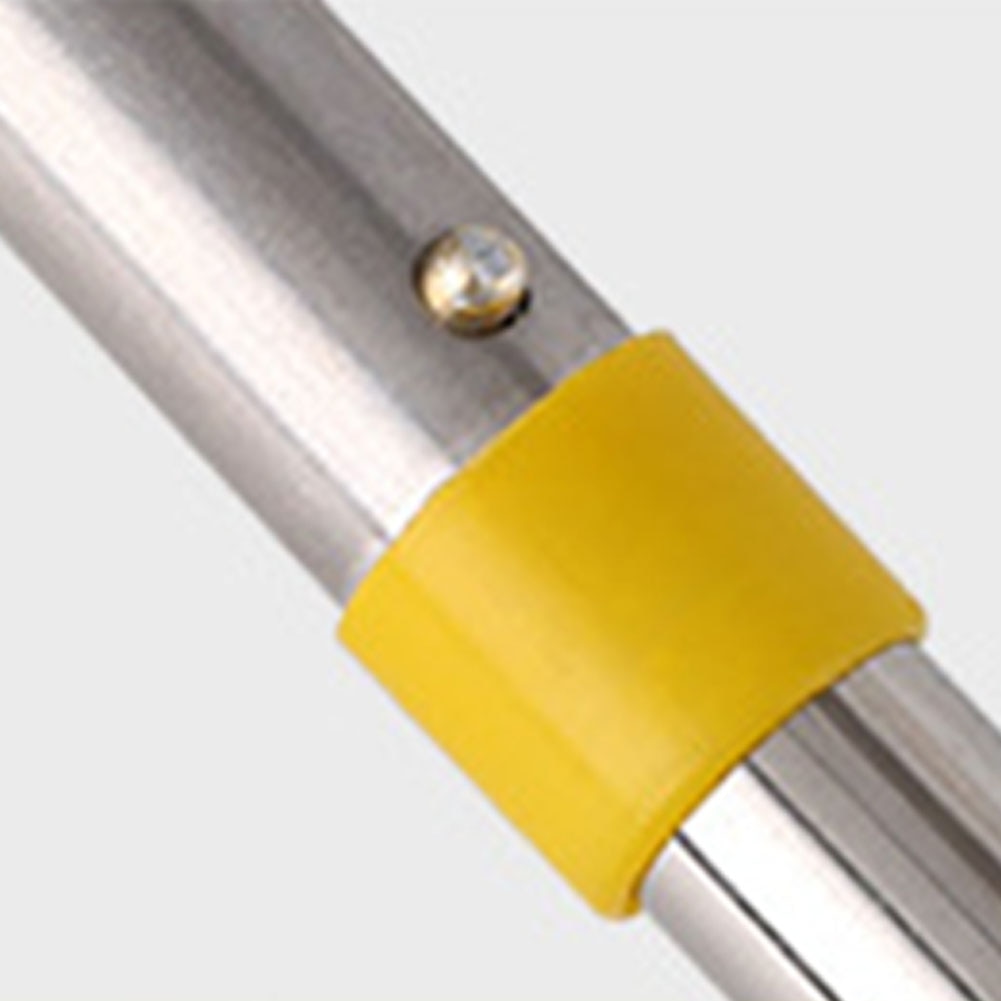 1.5-2.4m Stainless Steel Lake Hands Free Telescoping Pole Stand Double Head Angle Adjustable Ground Insert Fishing Rod Holder