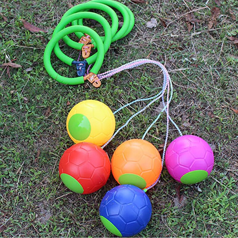 1Pcs Kip Bal Outdoor Fun Sport Speelgoed Klassieke Skipping Speelgoed Oefening Coördinatie En Kracht Reactie Training Swing Bal