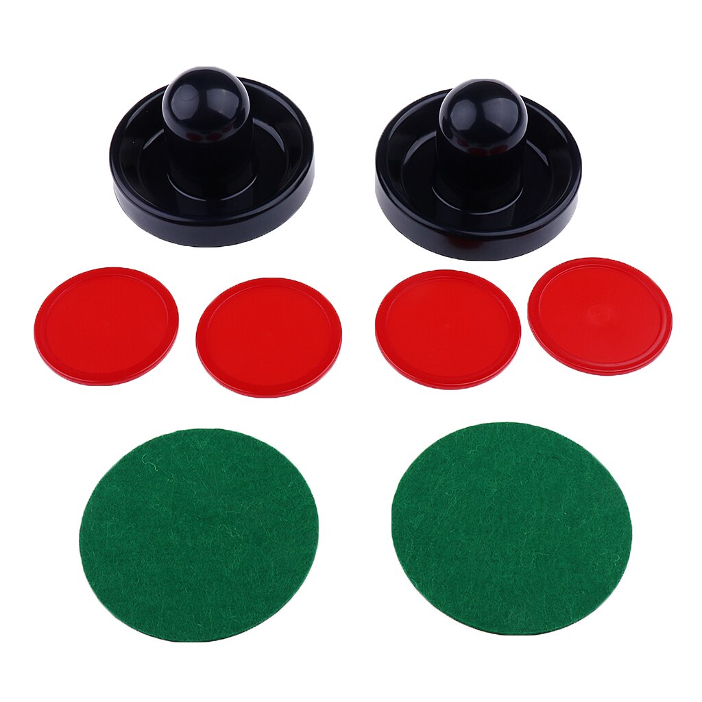 einstellen von 2 Drücker Eishockey Tisch + 4 Eishockey Puck Tisch Zubehör Luft Eishockey