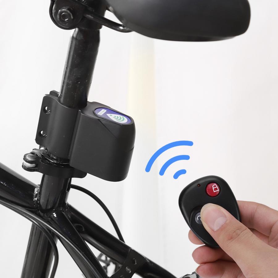 Fietsslot Cerradura Inteligente Anti-Diefstal Fietsslot Fietsen Veiligheidsslot Draadloze Afstandsbediening Fiets Alarm Anti Diefstal Slot