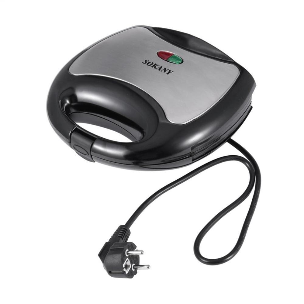 750W Household Mini Steak Machine Hamburger Fried Egg Electric Sandwich Maker Dual Non Stick Surface Grill Toaster