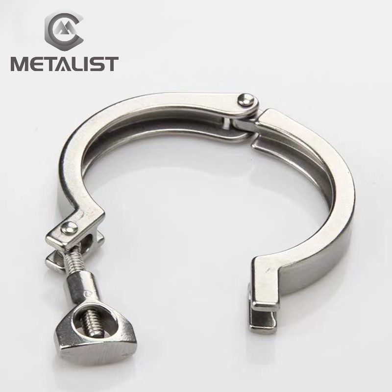 METALIST 1.5"-6" Tri Clamp complete sizes SS304 Stainless Steel Tri Clover Sanitary Fitting for home Brewing