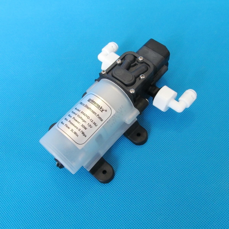 3L/Min 30W water purifier water filter system pressurized 12 volt diaphragm pump