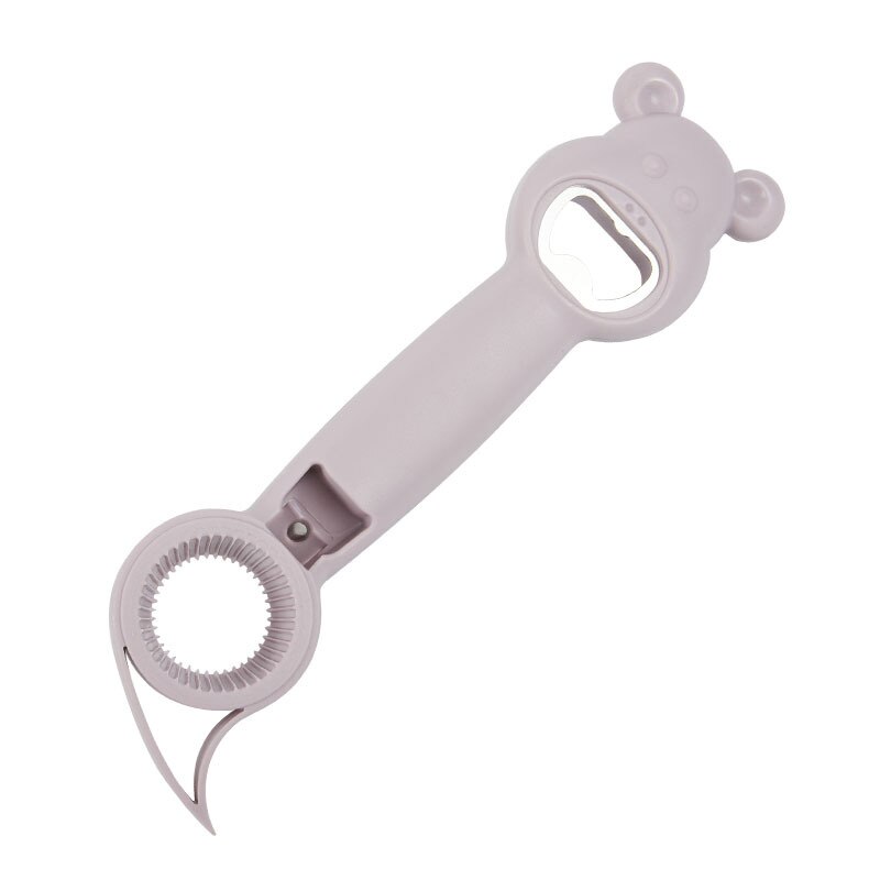 Household Multifunctional Bottle Opener, Safe Non-slip, Labor-saving Canned Bottle Capper, Kitchen Gadget: 3   purple