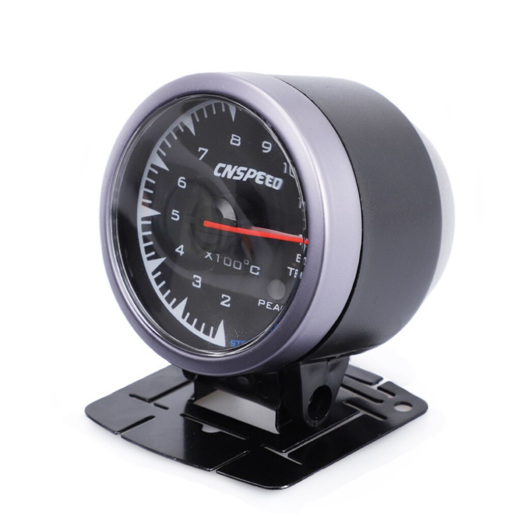 Medidor de temperatura de escape de coche 12V 7 colores retroiluminado automotriz medidor de temperatura de escape 2,5 "60mm